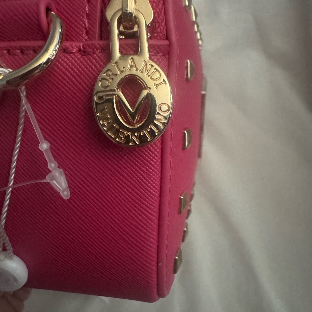 Valentino Orlandi Pink Crossbody Bag with Studded Details - Picture 10 of 14